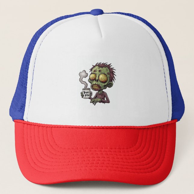 Casquette  Heure du café zombie (Devant)