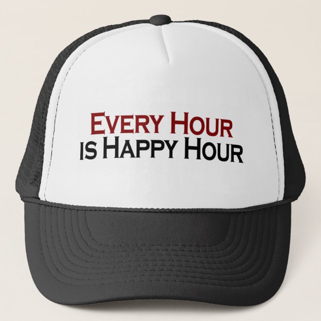 Casquette Heure heureuse chaque heure (Devant)