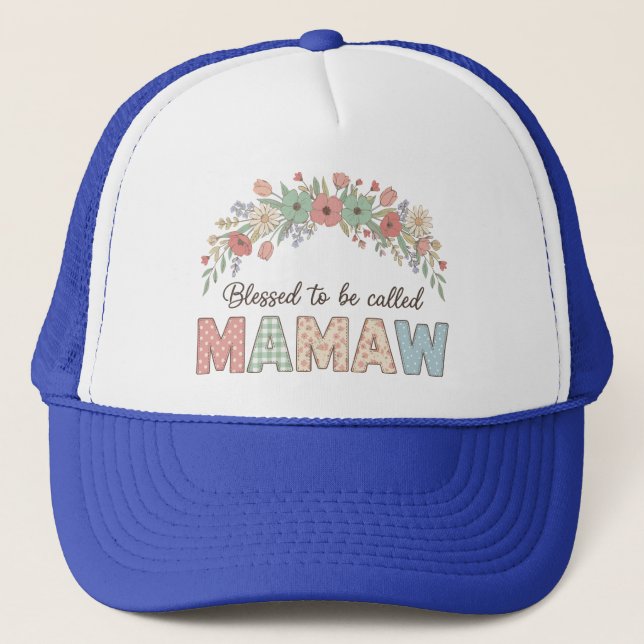 Casquette Heureuse d'être appelée Mamaw (Devant)