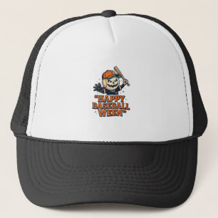 Casquette Heureux Baseball Ween Vintage Halloween Baseball D