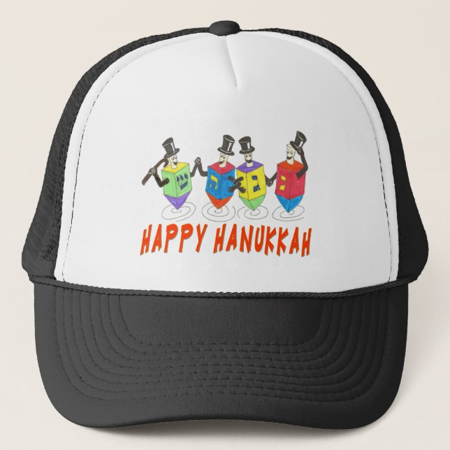 CASQUETTE heureux de Hanoukka (Devant)