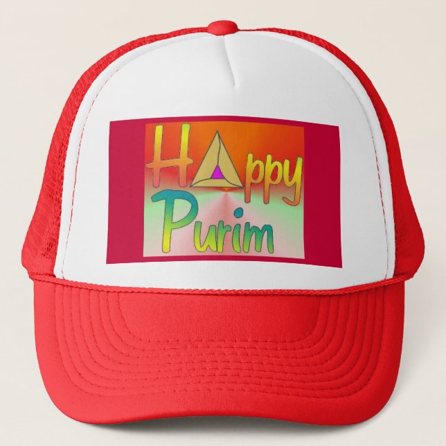 Casquette heureux de Purim 2 (Devant)