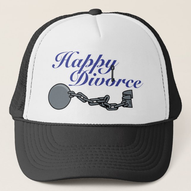 Casquette Heureux divorce (Devant)
