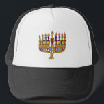 Casquette Heureux Hanoukka Dreidels Menorah<br><div class="desc">Vous visualisez la collection Lee Hiller Design. Vêtements,  cadeaux & Objets de collection Lee Hiller Photographie ou collection d'Arts numériques. Vous pouvez voir sa photographie de Nature sur http://HikeOurPlanet.com/ et suivre son blog randonnée dans le Parc National des Sources Hot Springs.</div>