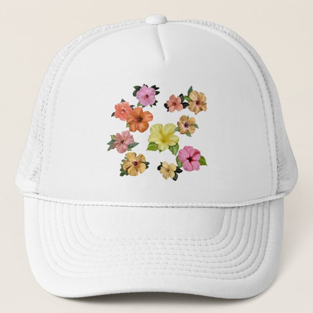 Casquette Hibiscus (Devant)