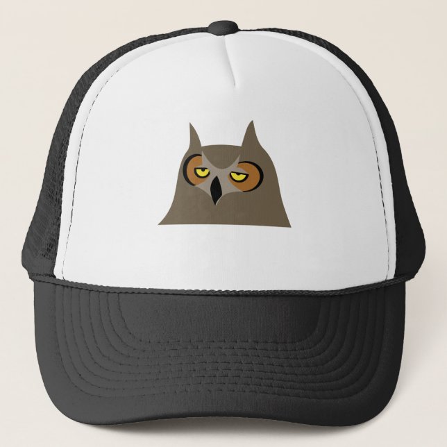 Casquette Hibou ennuyé (Devant)