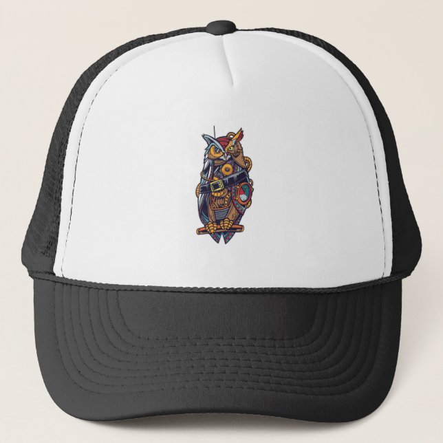 Casquette Hibou Steampunk (Devant)
