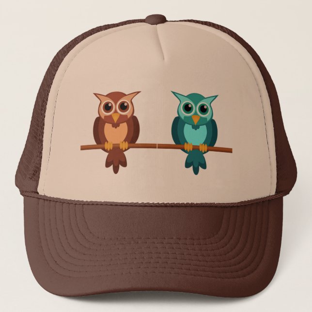 Casquette 🌃 hiboux de nuit, casquette, à vendre ! (Devant)