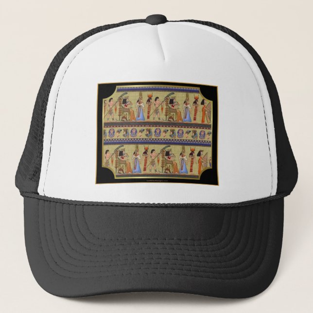 Casquette Hiéroglyphes égyptiens série II cadeaux de vêtemen (Devant)