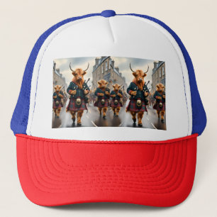 Casquette Highland Harmony : Bagpipe Highland Cow Band