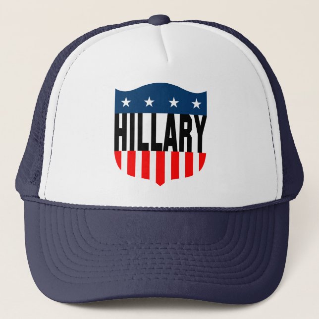 Casquette hillary clinton : stars & rayures : (Devant)