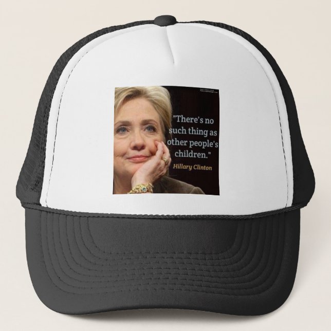 Casquette Hillary Clinton & Tout Citation (Devant)