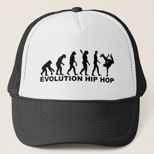 Casquette Hip hop de l'évolution (Devant)