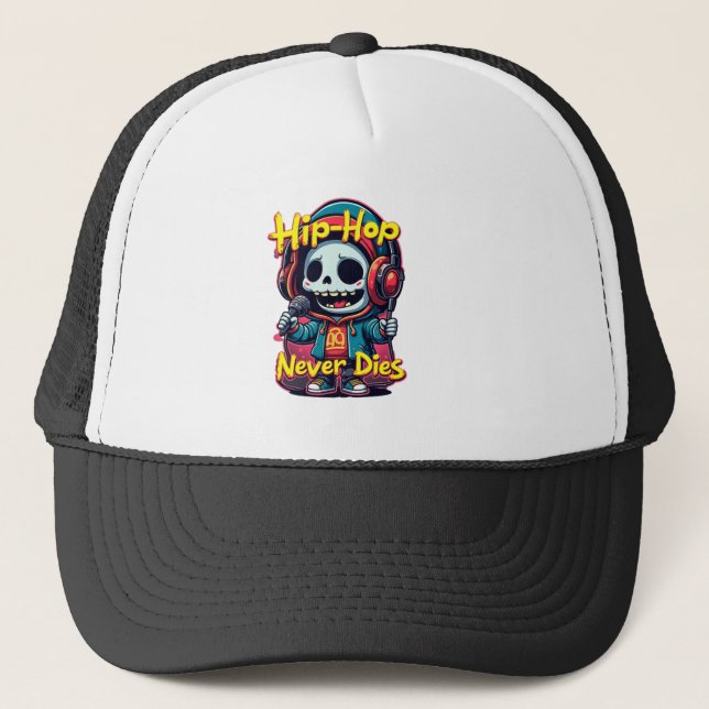 Casquette Hip-Hop ne meurt jamais (Devant)