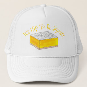 Casquette Hip To Be (Lemon) Carré Bar Foodie Dessert Jaune