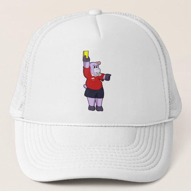 Casquette Hippo au football en tant qu'arbitre (Devant)