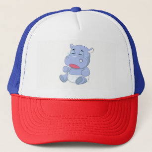Casquette Hippo bébé pleurant
