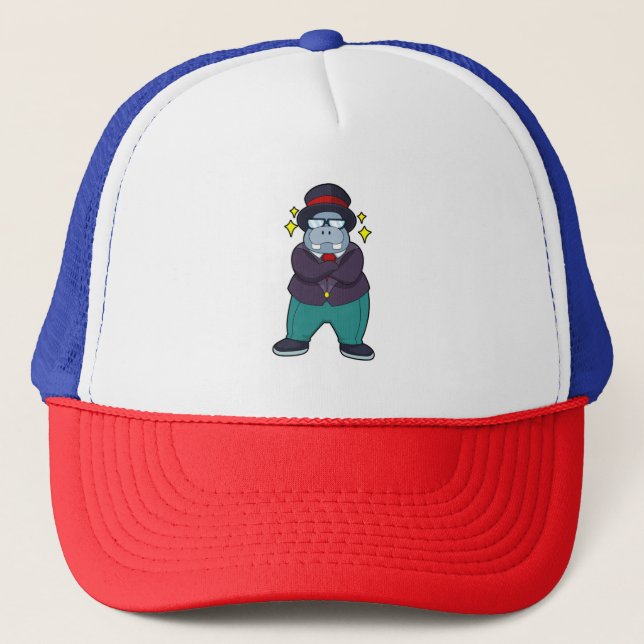 Casquette Hippo comme marié avec costume.PNG (Devant)