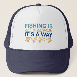 Casquette histoire de pêche mot art