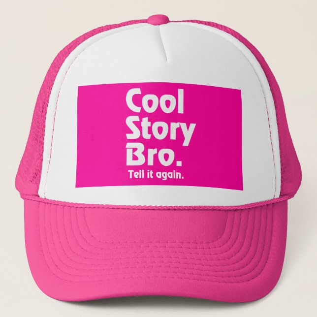 Casquette Histoire fraîche Bro. Dites-lui again.3 (Devant)