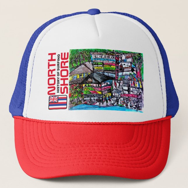 CASQUETTE HISTOIRE NORD-CÔTE DE LA PIPELINE DE SURF (Devant)