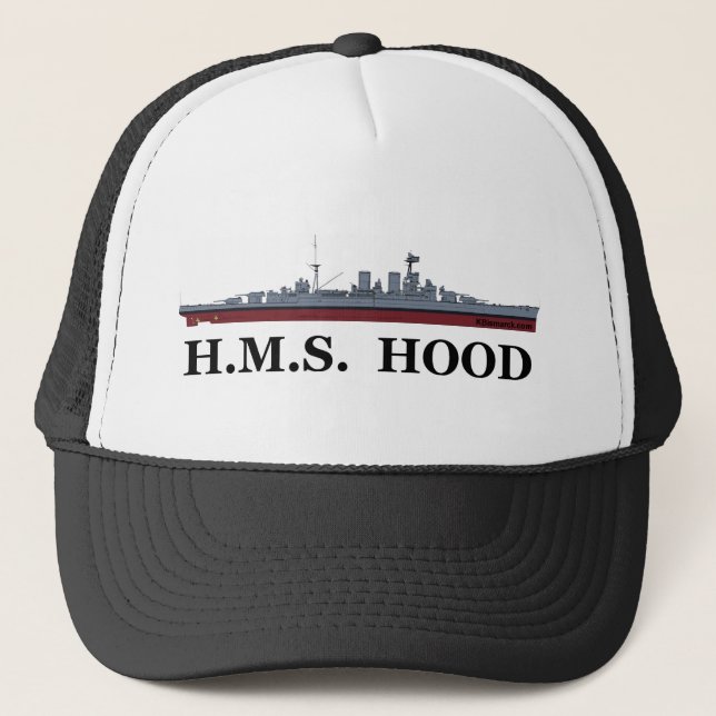 Casquette HMS Hood (Devant)