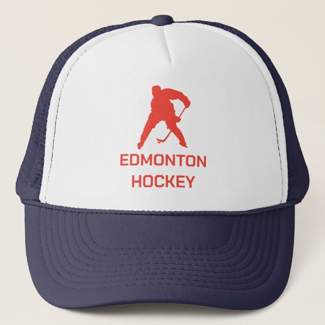 Casquette Hockey d'Edmonton inspiré vintage (Devant)