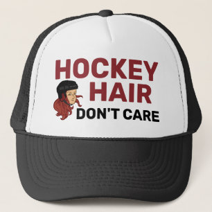 Casquette Hockey Hair ne se soucient pas de Red Head Hair Tr