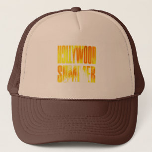 Casquette "Hollywood Summer" Yellow Orange Letter Hat