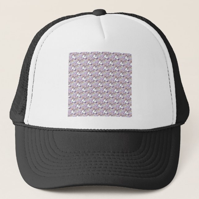 Casquette hologramme licorne émoji (Devant)
