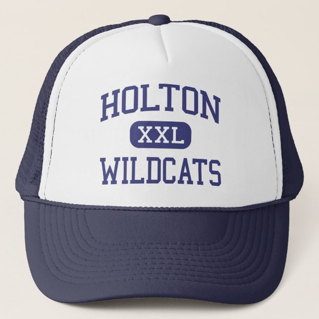 Casquette Holton - chats sauvages - lycée - Holton le Kansas (Devant)