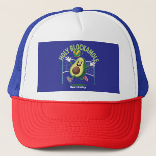 Casquette Holy Blockamole Cute Funny Volleyball Avocado Joue