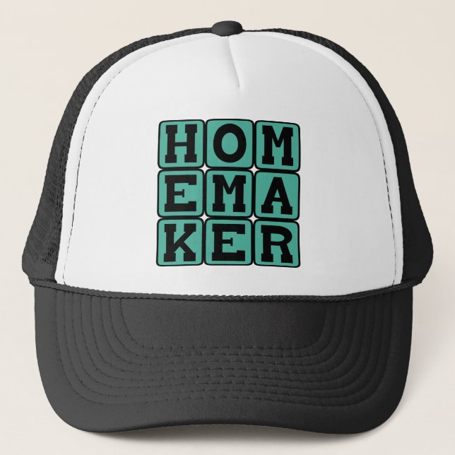 Casquette Homemaker, déesse domestique (Devant)