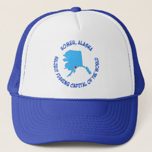 Casquette Homer, capital de pêche de flétan de l'Alaska du