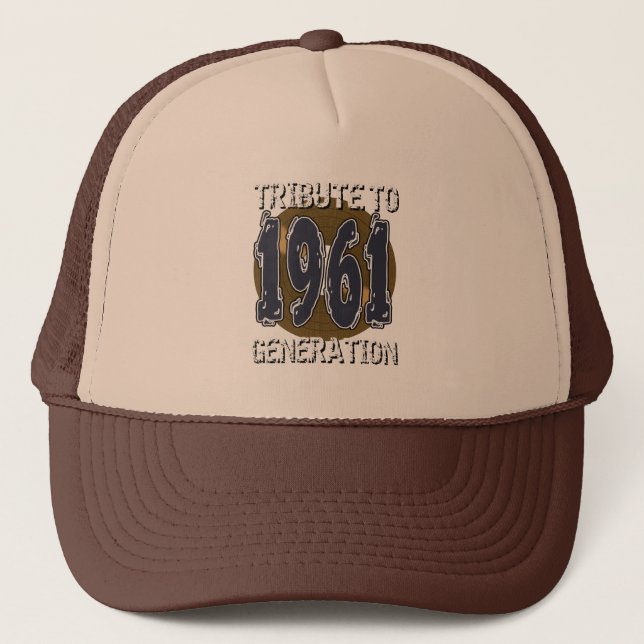 Casquette Hommage à la génération 1961 (Devant)