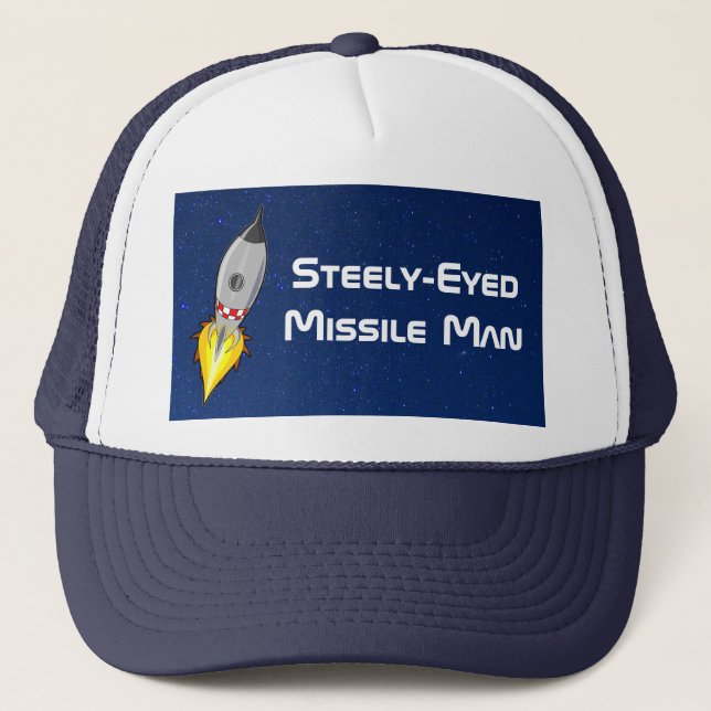 Casquette Homme aux missiles à oeil serré (Devant)