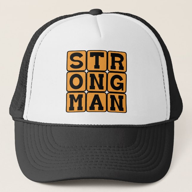 Casquette Homme fort, Bodybuilder (Devant)