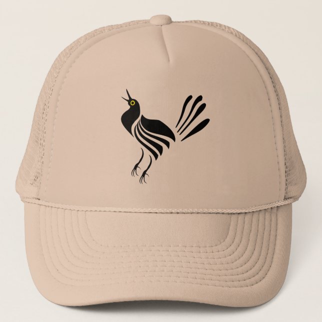 Casquette Homme Gracker Oiseau noir (Devant)