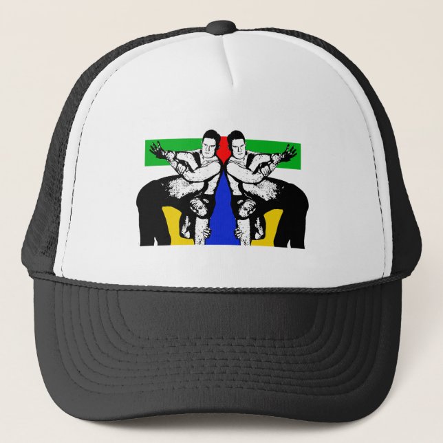 Casquette Hommes qui luttent lutte (Devant)