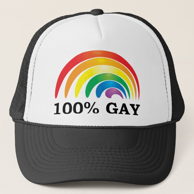 Casquette Homosexuel de 100% (Devant)