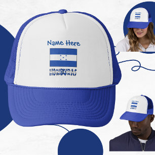 Casquette Honduras et drapeau hondurien Personnalisation Ble