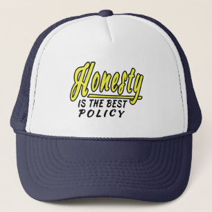 Casquette  honesty is the best policy