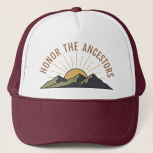Casquette Honorez les Ancêtres Minimaliste Montagne et Solei