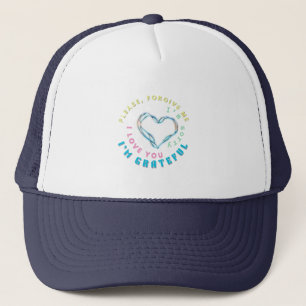 Casquette Ho'oponopono Mantra de guérison - Bleu clair Spiri