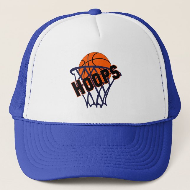 Casquette Hoops Basketball & Net Trucker Chapeau/Casquette (Devant)