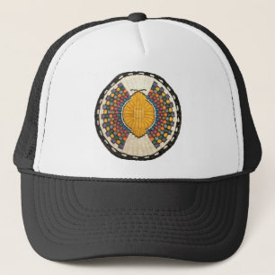 Casquette Hopi Snake Motif Vintage Amérindien