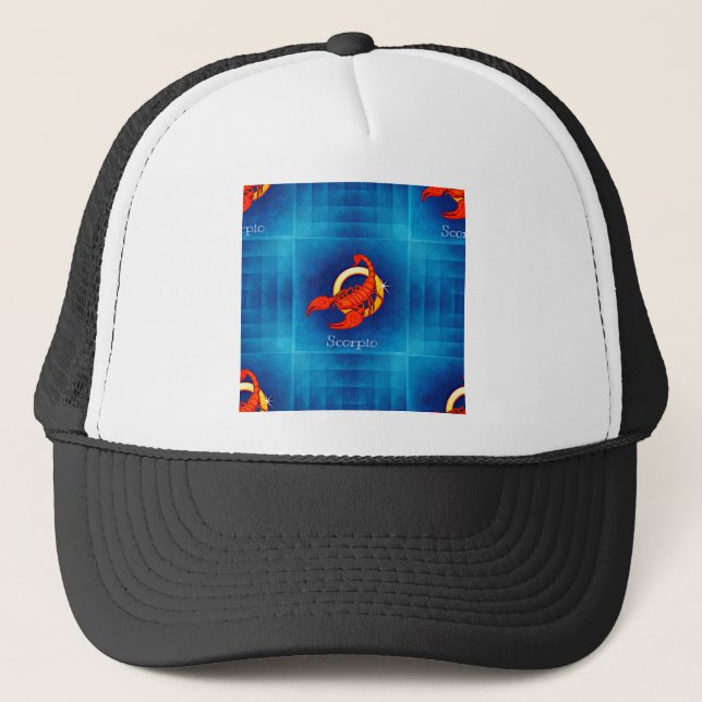 Casquette horoscope de scorpio (Devant)