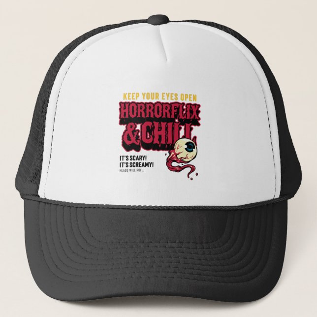 Casquette Horrorflix Et Chaleur (Devant)
