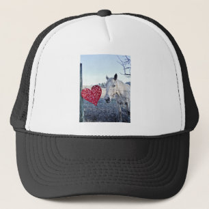 Casquette HORSE coeur Valentine