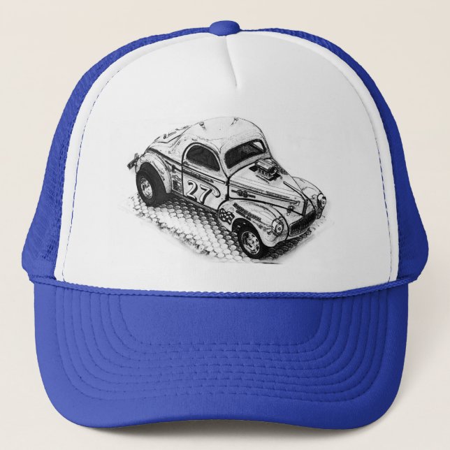 Casquette Hot rod de Willy 27 (Devant)